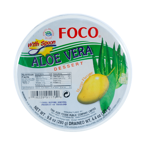 Cup Aloe vera dessert mango flavour
