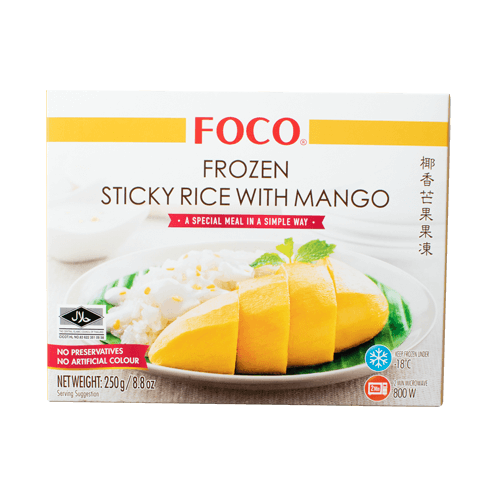 Frozen Stick Rice with Mango 
