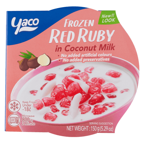 Frozen Red Ruby in Coconut Milk