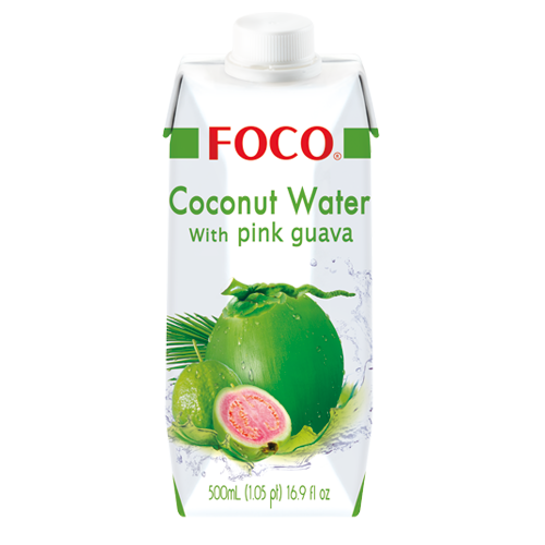UHT Coconut Water With Pink Guava